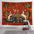 Medieval Lady & Unicorn Tapestry for Bedroom, Living Room, Apartment & Dorm Decor - 80x60 Inches...