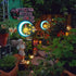 Solar Outdoor Garden Lights - Solar Powered Pathway Lights Outdoor Decorative Lights Waterproof Crackle Glass Globe Led Landscape Lighting for Pat...