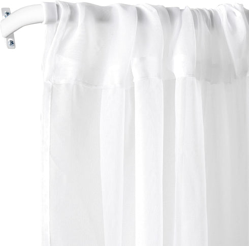 Sratte Curtain Rod Bracket Curtain Rod Single Bracket Curtain Hardware Brackets Spreader Wall Bracket Hooks with Screws Window Hardware Rod Holder...