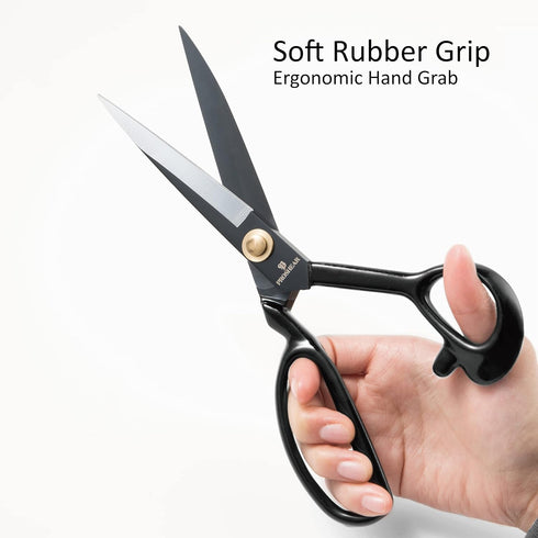 Fabric Scissors Professional 10 inch Heavy Duty Scissors for Leather Sewing shears for Tailoring Industrial Strength High Carbon Steel Tailor Shea...