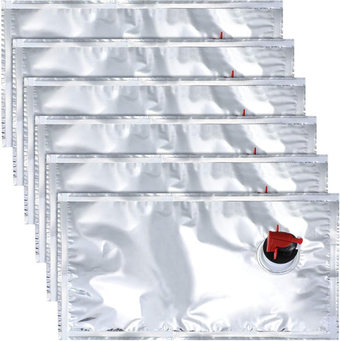 Zonon 6 Pieces Wine Purse Refill Bags Refill Bladders Reusable Refillable Wine Replacement Storage Pouch for Wine Cools, Purse, Holders, Carriers(...