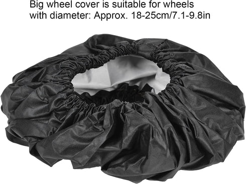 Baby Stroller Wheel Cover, 4PCS Dustproof Wheelchair Protector Cover for Baby Stroller(large)...