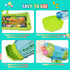 Bubble Machine Gun Mini Bubble Gun for Toddlers, Bubble Maker Blower Toys with Lights,4000+ Bubbles Per Minute for Boys Girls Toddlers Outdoor Ind...