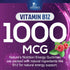 Energy Gummies Vitamin B12, Green Tea & Natural Caffeine Support, Extra Strength 1000 mcg Daily Energy Vitamins, Delicious Berry Flavor Gummy Chew...