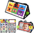 Dr.Rapeti Tummy Time Floor Mirror for Baby Infant Toddler Kids Black and White High Contrast baby toy with Teethers Floor Activity Toy Washable No...
