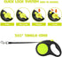 Retractable Dog Leash for Large Dog up to 77 lbs, Nylon casing,16 ft Tape, The Eagle Mouth Bionics Design Rope Outlet and Tangle-Free (Green)...