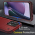 for Moto G Stylus 5G 2023 Case with 1 Screen Protector, Military Grade Drop Protection, Heavy Duty Rugged Shockproof Protective Phone Cover, Red...