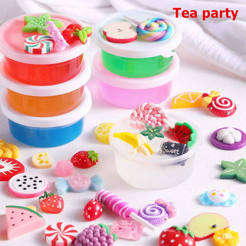 100g Resin Flatbacks Slime Accessories Clay Sprinkles Decoration for Charms Filler DIY Supplies Fake Candy Chocolate Cake Dessert Mud Particles To...