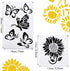 8 Pieces Sunflower Butterflies Painting Stencils for Painting on Wood Flower Butterfly Stencil Kit for Painting on Wall Canvas You are My Sunshine...