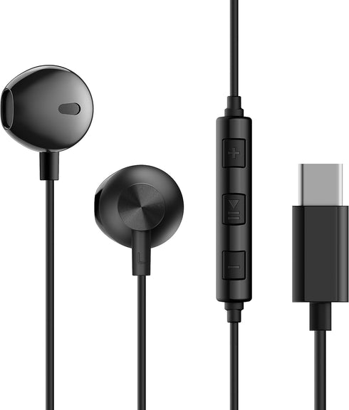 PALOVUE USB C Headphones Earbuds, Type C Magnetic Earphones with Microphone Compatible with Samsung Galaxy S23 S22 S21 Ultra S20 FE Note 20 10 A53...