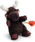 Moose Heart Beat Dog Toy for Puppy - Soft Plush Stuffed Animal Dog Pal with Heartbeat for Puppy Small Medium Large Breed, Ideal for Comfort & Anxi...