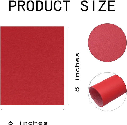 22Pcs Faux Leather Sheets,Solid Grain Colors Leather Plain Texture Leather Soft PU Faux Leather Fabric Sheets for Earrings,Wallet,Making DIY Craft...