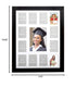 Kate & Milo School Days Frame, Holds 13 Photos k-12, Kindergarten to High School Picture Frame, Graduation Party Decorations, Multi Photo Frames C...