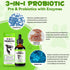 3 in 1probiotics for Dogs,Dog probiotics and Digestive enzymes,Dog Digestive Health Gut, Immune Bowel Support, Reduce Diarrhea, Dog Probiotics Sup...