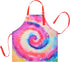 Kid Girls Boys Apron, Adjustable Kitchen Cooking Chef Apron with Pocket for Cooking Baking Art Painting Gardening,Tie Dye, 3-5Years...