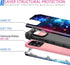 Miqala for Galaxy A51 5G Case,Glow in The Dark Three Layer Heavy Duty Shockproof Full Body Hard Plastic Bumper+Soft Silicone Protective Case for S...