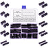 2.54mm IDC Box Header Kit, Dual Row Straight Box Header Connector IDC Sockets? 6/8/10/14/16/20/26/30/34/40Pin Straight Pin Connector IDC Box Heade...