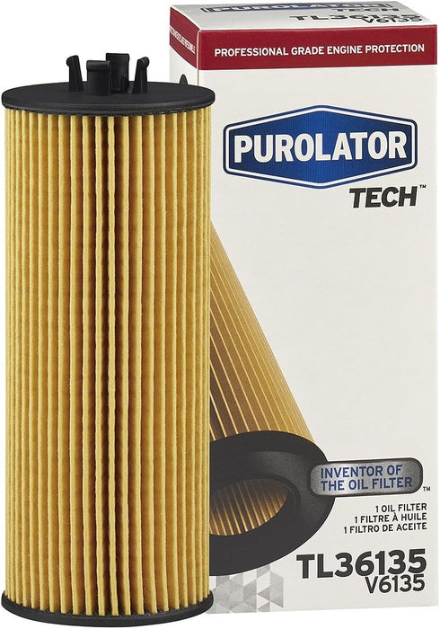 Purolator TL36135 PurolatorTECH Cartridge Oil Filter Compatible With Jeep Wrangler, Grand Cherokee, Dodge Grand Caravan, Journey, Charger, Chrysle...