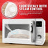 Flexzion 10.5 Inch Microwave Splatter Cover - BPA-Free Anti-Splatter Microwave Cover with Adjustable Steam Vent, Dishwasher Safe, Transparent Plas...