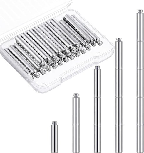 20 Pieces Album-scrapbook Extension Posts Screws Album Extension Replacements for Post-bound Refillable Photo Album Compatible with Photo Albums(3...