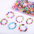 1000PCS Polymer Clay Beads Bracelet Making kit, 24 Style Cute Fun Beads Fruit Flower Animal Cake Butterfly Heart Beads Charms for Jewelry Necklace...