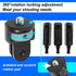 Aluminum Camera Tripod Mount Adapter & 1/4"-20 Adapter Screw Head Camera Mount, Tripod Conversion Adapter for Insta 360 X4 X3 X2 X, DJI Pocket 2, ...
