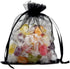 50pcs Organza Bags 3.54''x4.33''(9x11cm) Satin Drawstring Organza Pouch Wedding Party Favor Gift Bag Jewelry Watch Bags -Black...