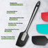 3 Pack Large Silicone Spatula for Kitchen,600°F Heat resistant Rubber Spatulas for Baking,Cooking, Scraping,and Mixing,Non Stick Kitchen Utensils,...