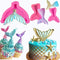 JeVenis 3D Big Mermaid Tail Mold Mermaid Silicone Fondant Mold for Cake Decoration Chocolate Candy Mold Soap Mold...