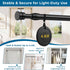 AIZESI Spring Tension Curtain Rods Short Tension Rod (Black, 28" to 41"-4Pcs)...