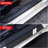 Door Sill Protector for Dodge Charger Challenger Durango Accessories Car Door Entry Guard Sill Protector with Plastic Scraper Carbon Fiber Leather...
