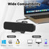 Computer Speakers for Desktop Pc, Monitor Speakers for Laptop,Pc Speakers with Loud Sound,Volume Control Easily Clamps to Monitors(USB-C to USB Ad...