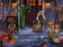 Halloween Garden Flag?12x18 Inch Double-sided Horror Pumpkin Ghost Cycling Pattern House Flag for Outdoor Yard Home Decoration...