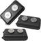 3 Pcs Black Magnetic Key Holder Under Car Waterproof Magnetic Key Hider Outdoor Key Hider Magnetic Key Box Hidden Key Holder for Storage Key Indoo...