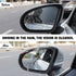 2PCS Rear View Mirror Rain Eyebrows, Waterproof PVC Auto Side Mirror Rainproof Guard, Sports Visor Smoke Cover, Universal Exterior Accessories for...