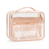 CUBETASTIC Clear Toiletry Bag for Women, Small Travel Bag with 360° Hanging Hook Clear Makeup Bags for Travelling Portable Cosmetic Organizer Case...