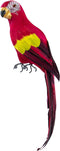 AUEAR, 17.7 Inch Red Lifelike Artificial Birds Feathered Fake Shoulder Parrot Decor Model for Decoration Craft Decorative Prop...