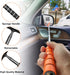 Car Side Mirror Squeegee, 35.6'' Retractable Rearview Mirror Wiper, Mini Portable Auto Window Squeegee Cleaner, Universal Vehicle Glass Cleaning T...