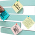 Felt Pin Board Bar Strips Bulletin Board for Bedrooms Offices Home Wall Decoration, Notice Board Self Adhesive Cork Board with 35 Push Pins for Pa...
