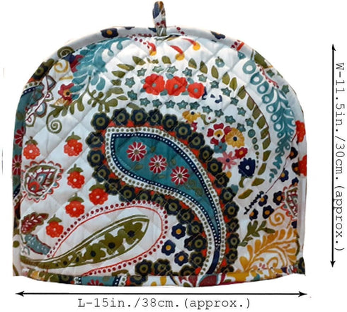 Cotton Tea Cozy Decorative Insulated Tea Cosy Teapot Cozies Dust Cover to Keep Tea Warm, Kitchen Home Decro for Mom, Wife, Friends (White)...