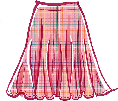 McCall's Misses' Circle Skirt Sewing Pattern Kit, Code M8205, Sizes L-XL-2XL, Multicolor...