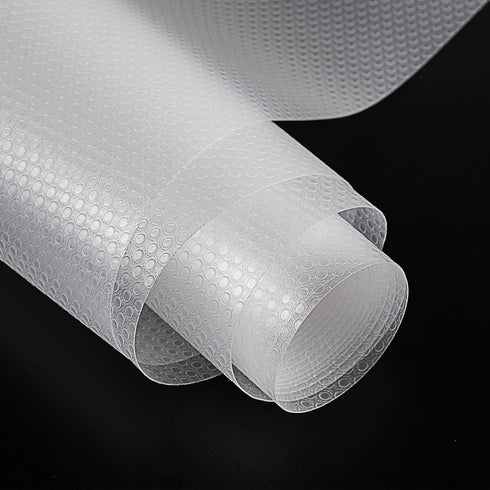 Bloss Clear Shelf Liner Non Adhesive Kitchen Drawer and Cabinet Liners Washable Cupboard Liner for Shelves,Refrigerator,Dresser 17.7 x 78.7 Inch...