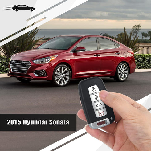 Key Fob Fit for Hyundai 2012-2013 Elantra, 2011-2014 Sonata, Azera, 2009-2014 Genesis Smart Remote Compatible with Kia 2011-2013 Optima, 2011-2013...