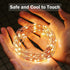Lighting EVER Fairy Lights Plug in, 33ft 100 LED String Lights for Bedroom, Warm White Copper Wire Lights, Waterproof Indoor Outdoor Decorative Fa...