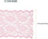 MECCANIXITY 6 Inch Wide 11 Yard Lace Ribbon Floral Pattern Pink Lace Trim Ribbon for Sewing Making, and DIY Crafts, Gift Wrapping, Bouquets, Weddi...