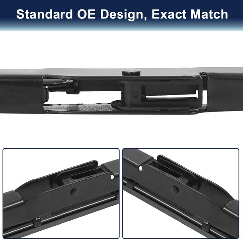 X AUTOHAUX Rear Windshield Wiper Blade for Honda CRV CR-V 2012 2013 2014 2015 2016-13 inch 320mm for J-Hook Wiper Arms...