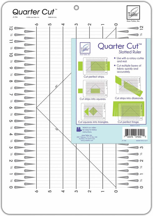 June Tailor Quarter Cut Ruler...