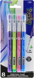 BAZIC Multi Point Pencil Paisley w/Latex Free Eraser, Non-Sharpening Multipoint Pencils Smooth Write for Drafting Drawing Sketching (8/Pack), 1-Pa...