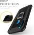 Avesfer for Xiaomi Redmi Note 8 Case with Screen Protector Tempered Glass Ring Holder 360 Degree Rotation Kickstand Shock Absorbing TPU Phone Cove...