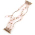 GEMEK Compatible With Apple Watch Band 38/40/41mm Rose Gold Women Pearl Bracelet Strap, Fashion Handmade Elastic Agate Replacement for iWatch Band...
